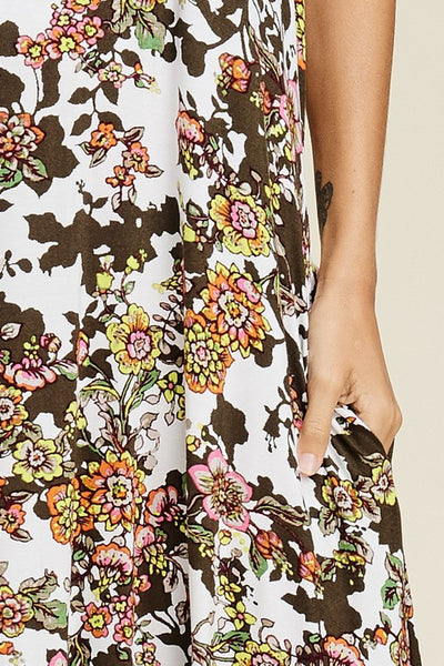 Floral Print Maxi Dress