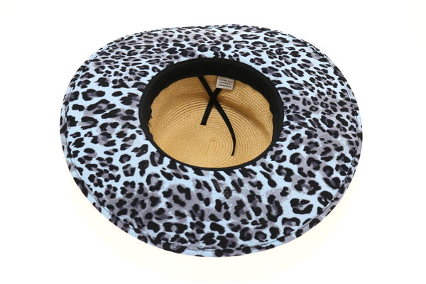 CC Brand Leopard Print Sun Hat